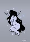 absurd_res biped black_hair blue_nipples breasts claws clothed clothing convenient_censorship covering covering_breasts covering_crotch covering_self cute_fangs elmistorr embarrassed embarrassed_expression embarrassed_naked_female embarrassing_exposure embarrassing_nudity exposed exposed_breasts eye_bags fangs fantasy female female_humanoid floating genitals ghost goblin goblinization hair hair_over_eye hi_res humanoid humanoid_pointy_ears long_ears long_hair mammal nipples no_underwear not_furry nude nude_female one_eye_obstructed pointy_ears sad sadako_goblin sadako_yamamura shortstack solo spirit teeth thick_thighs tongue tongue_out white_body white_skin
