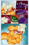 animal_genitalia animal_penis anthro ben_d_koopa benediktus_(artist) benediktus_darius_koopa blue_eyes blush blush_lines bodily_fluids cel_shading comic cum cum_drip cum_from_ass cum_in_ass cum_in_mouth cum_inside domestic_cat dripping english_text face_fucking face_mounting felid feline felis fingering fingering_self fur genital_fluids genitals hair heart_symbol hi_res horn internal internal_fellatio interspecies irrumatio koopa mad-landrin male mammal mario_bros masturbation muscular muscular_anthro muscular_male nintendo onomatopoeia oral oral_penetration orange_hair orgasm orgasm_face penetration penile penile_spines penis penis_in_mouth penis_on_tongue scalie sex shaded signature simple_background simple_shading slit_fingering sound_effects sweat sweatdrop text tongue tongue_out white_body white_fur