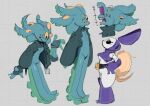 alien andromorph_(lore) animal_humanoid anthro aquatic aquatic_humanoid cephalopod cephalopod_humanoid coleoid duo female gichy_(willingcreature) hi_res humanoid intersex_(lore) jdoe_p larger_male machine male model_sheet mollusk mollusk_humanoid octopodiform octopus octopus_humanoid robot robot_humanoid size_difference smaller_female