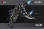  1boy artist_name cable caldari_navy_hookbill_(eve_online) caldari_state_(eve_online) camouflage capacitor capsule_(eve_online) capsuleer_(eve_online) combat_ship_(eve_online) commentary company_name copyright_logo copyright_name cross-section dated digital_camouflage engine english_commentary english_text eve_online flying frigate_(eve_online) glowing grey_background grey_theme highres industrial_pipe lai_dai_corporation_(eve_online) light_missile_launcher_(eve_online) logo machine maya_(medium) military_vehicle missile missile_pod navy_faction_(eve_online) official_art photoshop_(medium) pointing_out_the_details radio_antenna realistic science_fiction small_module_(eve_online) solo spacecraft spacecraft_turret stasis_tank submerged vehicle_focus vehicle_name will_burns 