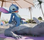 3d_(artwork) alien animal_genitalia animal_penis anthro ball balls balls_on_nose beach beach_ball bodily_fluids canine_genitalia canine_penis digital_media_(artwork) disney dragon duo erection experiment_(lilo_and_stitch) foreskin genital_fluids genitals hi_res inflatable knot lilo_and_stitch looking_relieved male male/male male_peed_on male_peeing male_peeing_on_male mythological_creature mythological_scalie mythology nude open_mouth outside pee_on_face peeing peeing_on_another peeing_on_each_other peeing_on_self peeing_on_tongue peeing_together peeing_while_erect penis potatotime scalie size_difference stitch_(lilo_and_stitch) umbrella urine urine_drip urine_in_mouth urine_on_self urine_on_tongue urine_pool urine_stream watersports wetting xero_(captainscales)