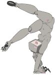alpha_channel aphrodite_(drunkydude) belly breasts claws digital_media_(artwork) drunkydude electronics female feminine flexible for_a_head grey_body heart_symbol hi_res humanoid machine not_furry object_head pawpads pink_face pose robot robot_humanoid sagging_breasts screen screen_face screen_head solo spread_legs spreading television tv_head wheel_feet