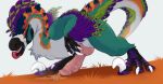 animal_genitalia animal_penis aroused avian beak bedroom_eyes big_penis biped black_body black_claws black_feathers blue_body blue_feathers bodily_fluids canine_genitalia canine_penis chest_tuft claws cloaca cloacal_penis countershading cum cum_on_ground dewclaw digitigrade dinosaur dripping dromaeosaurid erection excessive_genital_fluids excessive_precum feathered_arms feathered_crest feathered_dinosaur feathered_scalie feathered_wings feathers feet feral finger_claws fingers fur genital_fluids genitals glistening grass green_body green_feathers grey_body grey_claws half-closed_eyes head_crest head_feathers hi_res huge_penis hybrid_genitalia hybrid_penis hyper hyper_genitalia knot knotted_penis leaking leaking_precum licking licking_lips lips looking_at_viewer looking_back lying male male_feral markings multicolored_body multicolored_feathers narrowed_eyes open_mouth orange_body orange_eyes orange_feathers orange_genitals outside owishka paws penis pink_body pink_feathers pink_genitals pink_penis pink_tongue plant precum precum_drip precum_on_ground precum_string prehistoric_species presenting presenting_penis pubic_boot purple_body purple_eyes purple_feathers purple_genitals purple_penis raised_tail red_body red_eyes red_feathers red_genitals reptile saliva saurischian scales scalie seductive sharp_teeth sickle_claw simple_background smile solo standing tail tail_feathers tailbutt talons teeth text theropod toe_claws toes tongue tongue_out tuft urine utahraptor vein veiny_penis white_background white_body white_claws white_countershading white_feathers white_fur white_genitals wings yellow_body yellow_feathers zekyal