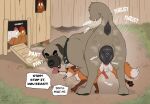 anal anal_penetration animal_genitalia animal_penis animal_vulva anus avian backsack badfurgood balls bird canid canine canine_genitalia canine_penis canine_vulva canis chicken clitoral_hood_penetration clitoral_penetration digital_media_(artwork) domestic_dog dominant dominant_female dominant_feral duo emanata english_text erection female female_feral female_penetrating female_penetrating_male female_rape female_raping_male feral feral_on_feral feral_penetrated feral_penetrating feral_penetrating_feral flat_colors forced fox galliform genitals hi_res intraspecies kangal knot knotted_penis larger_female larger_feral livestock_guardian_dog male male/female male_feral male_penetrated male_raped mammal molosser mountain_dog onomatopoeia pastoral_dog penetration penis phasianid rape red_fox sex size_difference smaller_feral smaller_male smaller_penetrated sound_effects submissive submissive_feral submissive_male talking_to_another talking_to_partner text trans_(lore) trans_man_(lore) true_fox unusual_penetration vulva vulva_in_anus
