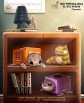  book cryptid-creations ghibli lamp my_neighbor_totoro plushie reptile scalie shelf totoro turtle 