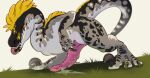 3_fingers 3_toes animal_genitalia animal_penis aroused bedroom_eyes big_penis black_body black_claws black_scales bodily_fluids claws cloaca cloacal_penis countershading cum cum_drip cum_on_ground cum_on_penis curved_penis dewclaw digitigrade dinosaur dripping dromaeosaurid erection excessive_genital_fluids excessive_precum feathered_dinosaur feathered_scalie feathers feet feral finger_claws fingers flared_penis forked_tongue fur genital_fluids genital_slit genitals glans glistening glistening_body glistening_genitalia glistening_penis grass grey_body grey_claws grey_feathers grey_fur grey_genitals grey_scales grey_skin grey_tail half-closed_eyes head_crest hi_res holding_penis huge_penis hybrid_genitalia hybrid_penis hyper hyper_genitalia knot knotted_penis leaking leaking_precum licking licking_lips long_penis looking_at_viewer looking_back looking_pleasured male male_feral markings masturbation multicolored_body multicolored_genitals multicolored_penis narrowed_eyes open_mouth orange_eyes orange_sclera outside owishka paws penile penile_spines penis pink_genitals pink_penis pink_tongue plant precum precum_drip precum_on_ground precum_string prehensile_penis prehistoric_species presenting presenting_penis pubic_boot pupils quadruped raised_leg raised_tail reptile saliva saurischian scales scalie seductive sharp_teeth sickle_claw side_view simple_background slit_pupils smile solo spots standing stripes tail tailbutt talons tapering_penis teeth the_isle theropod thick_penis thick_tail toe_claws toes tongue tongue_out two_tone_body two_tone_penis utahraptor vein veiny_penis white_background white_body white_countershading white_feathers white_scales yellow_body yellow_eyes yellow_feathers yellow_sclera