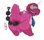 2026 accessory anal anal_bead_pull anal_beads anal_beads_in_ass anal_fluids anal_penetration anthro anthro_penetrated anus balls biped blush bodily_fluids digital_drawing_(artwork) digital_media_(artwork) dinosaur gameoverse genitals glitch_productions gobbles_(gameoverse) hi_res japanese_description kumochi0803 looking_pleasured male male_anthro male_penetrated monotone_body mostly_nude mostly_nude_anthro mostly_nude_male necktie necktie_only object_in_ass onomatopoeia penetration pink_body pink_scales plantigrade prehistoric_species rear_view reptile scales scalie sex_toy sex_toy_in_ass sex_toy_insertion shaded simple_background slightly_chubby slightly_chubby_anthro slightly_chubby_male soft_shading solo sound_effects spread_anus spreading sweat tail teeth text white_background