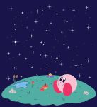  absurd_res clock field grass hal hi_res kirby kirby_(series) night nintendo sky star tastelesssandwiches video_games watch 