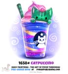  beverage cryptid-creations cup domestic_cat felid feline felis mammal solo 
