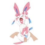  1:1 blush bodily_fluids bound canid canine cum cum_in_pussy cum_inside disembodied_hand disembodied_penis eeveelution female feral forced genital_fluids hi_res human interspecies male male/female mammal nintendo penis pok&eacute;mon pok&eacute;mon_(species) pok&eacute;philia questionable_consent sex sylveon tears video_games youjomodoki 