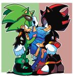  anal anthro balls bodily_fluids bound cum cum_on_face dildo eulipotyphlan genital_fluids group group_sex hedgehog humanoid_penis kingraam male male/male mammal oral penis scourge_the_hedgehog sex sex_toy shadow_the_hedgehog sonic_(series) sonic_the_hedgehog threesome 