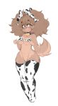  2019 accessory animal_bikini animal_print anthro better_version_at_source big_breasts bikini blush breasts canid canine canis clothed clothing collar cow_bikini cow_print cowbell domestic_dog female hair_accessory hair_bow hair_ribbon hi_res latte_(vonnir) legwear mammal nipples open_mouth ribbons shih_tzu sling_bikini solo swimwear toy_dog vonnir 