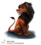  cryptid-creations disney felid lion male mammal pantherine scar_(the_lion_king) solo the_lion_king 