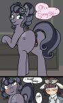  /d/non 2019 anus blush clitoral_winking clitoris cutie_mark duo english_text equid equine female feral friendship_is_magic hi_res horn horse mammal my_little_pony petunia_petals_(mlp) pony presenting pussy text torque_wrench_(mlp) 