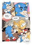  &lt;3 absurd_res anthro bodily_fluids canid canine clothing comic dialogue duo eulipotyphlan footwear fox gloves grope handwear hedgehog hi_res male male/male mammal miles_prower senshion shoes sonic_(series) sonic_the_hedgehog star tears 