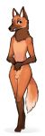 animal_genitalia anthro balls canid canine digitigrade dipstick_tail girly gloves_(marking) hi_res jam_(artist) leg_markings looking_at_viewer male mammal maned_wolf markings multicolored_tail neck_tuft nude sheath simple_background smile socks_(marking) solo tuft white_background wide_hips 