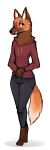  alpha_channel anthro canid canine clothed clothing digitigrade dipstick_tail girly hi_res hoodie jam_(artist) looking_at_viewer male mammal maned_wolf multicolored_tail neck_tuft smile solo topwear tuft wide_hips 