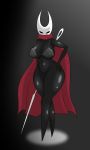  3:5 absurd_res big_breasts big_butt bikini breasts butt clothing hi_res hollow_knight hornet_(hollow_knight) looking_at_viewer simple_background swimwear tonytoran 
