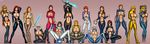  beatrix_kiddo black_cat black_widow carol_danvers christie crossover danger_girl dead_or_alive fantastic_four fathom felicia_hardy gina invisible_woman kiani kill_bill king_of_fighters kiva lara_croft lien_neville marvel megas_xlr ms._marvel natasha_romanoff rena_hayami ridge_racer snk sue_storm sydney_savage the_bride tomb_raider 