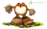  canid canine canis cryptid-creations domestic_dog grass group mammal pom_poms pomeranian spitz 