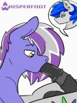  2017 ambiguous_gender animal_genitalia animal_penis animated berry_frost blue_eyes blue_hair bodily_fluids cutaway cutie_mark duo ear_piercing equid equine equine_penis erection eyebrows fan_character fellatio friendship_is_magic hair horse lying male mammal my_little_pony nude oral penile penis piercing pony purple_hair saliva sex simple_background tongue tongue_out turquoise_(mlp) whisperfoot white_background white_hair yellow_eyes 