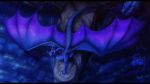  16:9 2019 black_bars claws cool_colours digital_media_(artwork) dragon feral hi_res horn membrane_(anatomy) membranous_wings scalie sinistereternity solo spines standing western_dragon wings 