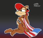  4th_of_july female fours fours_(artist) ground_squirrel hi_res mammal rodent sally_acorn sciurid sitting sonic_(series) stars_and_stripes united_states_of_america 