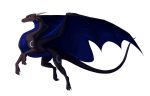  2017 alpha_channel blue_eyes claws dragon feral horn membrane_(anatomy) membranous_wings scalie simple_background skaydie solo transparent_background western_dragon wings 