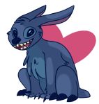  &lt;3 2017 alien alpha_channel blue_claws blue_eyes blue_fur blue_nose chest_tuft claws digital_drawing_(artwork) digital_media_(artwork) disney experiment_(lilo_and_stitch) fur head_tuft lilo_and_stitch low_res open_mouth open_smile queenstorm simple_background sitting small_tail smile solo stitch_(lilo_and_stitch) toe_claws transparent_background tuft 