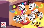  101_dalmatian_street 101_dalmatians absurd_res ball canid canine canis da_vinci_(101_dalmatians) dalmatian dee_dee_(101_dalmatians) delgado_(101_dalmatians) disney dizzy_(101_dalmatians) domestic_dog dorothy_(101_dalmatians) dylan_(101_dalmatians) hi_res mammal pillow playzone tennis_ball 