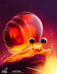  cryptid-creations gastropod lava mollusk smile snail solo 
