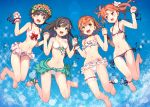  bikini misaka_mikoto raika9 saten_ruiko shirai_kuroko swimsuit to_aru_kagaku_no_railgun to_aru_majutsu_no_index uiharu_kazari 