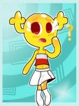  3:4 ? antlers blush bottomwear camel_toe cartoon_network cheerleader clothed clothing fairy female footwear hi_res horn looking_at_viewer navel nipples penny_fitzgerald pussy skirt snack2_(artist) solo the_amazing_world_of_gumball top 