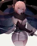  fate/grand_order japanese_clothes kisui sakura_saber see_through sword 