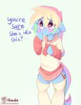  absurd_res blush clothed clothing english_text equid equine female friendship_is_magic hi_res hoodie_(artist) mammal my_little_pony pterippus rainbow_dash_(mlp) solo sweater text topwear wings 