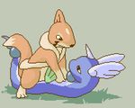  9_6 animated dragonair floatzel pokemon 