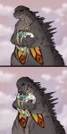  &lt;3 arthropod feral godzilla godzilla_(series) hi_res insect lepidopteran licking moth mothra mothra_(series) mutil8tor reptile scalie toho tongue tongue_out 