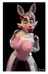  bow breasts canid canine female five_nights_at_freddy&#039;s five_nights_at_freddy&#039;s_2 fox jerek_(artist) machine mammal mangle_(fnaf) nipples nude solo video_games 
