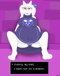 anthro belly big_belly breasts female hi_res pregnant tired toriel undertale undyingwolf video_games 