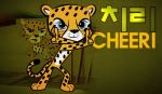  ata_tigers cheeri cheetah felid feline female korean mammal young 