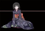  black hammer_(sunset_beach) japanese_clothes kimono monogatari_(series) oshino_ougi owarimonogatari yukata 