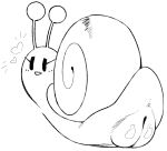  &lt;3 exed_eyes female feral gastropod hi_res mollusk monochrome plump_labia pussy snail solo 