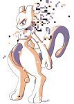  3_fingers ambiguous_gender angry biped felid feline fingers glitch hi_res legendary_pok&eacute;mon looking_at_viewer loppifi mammal monochrome nintendo pok&eacute;mon pok&eacute;mon_(species) purple_eyes side_view solo video_games 