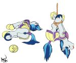 2018 amazin-arts anus armor bound edit equid feral friendship_is_magic hooves horn legs_tied male mammal my_little_pony open_mouth rope shining_armor_(mlp) signature simple_background solo suspension tongue tongue_out underhoof unicorn white_background 