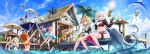  6+boys 6+girls absurdres ahoge anastasia_(fate/grand_order) animal_ears arthur_pendragon_(fate) backwards_hat ball bangle bangs bare_shoulders baseball_cap bb_(fate)_(all) bb_(swimsuit_mooncancer)_(fate) beach_house beachball beard bikini bird black_bikini black_gloves black_hair black_jacket blonde_hair blue_bikini blue_eyes blue_sky blush bracelet breasts brown_hair character_request choker cleavage cloud collarbone condensation_trail creature cup dark_skin dark_skinned_male day dock dolphin drinking_straw earrings edward_teach_(fate/grand_order) emiya_alter eyebrows_visible_through_hair eyewear_on_head facial_hair facial_mark falling fan fate/grand_order fate_(series) floating_hair food forehead_mark fou_(fate/grand_order) fujimaru_ritsuka_(female) galahad_(fate) gilgamesh glasses gloves gradient_hair green_eyes groin hair_between_eyes hair_bun hair_ornament hair_over_one_eye hair_scrunchie hairband hamburger hat highres holding holding_cup holding_fan horns ibaraki_douji_(fate/grand_order) ibaraki_douji_(swimsuit_lancer)_(fate) innertube jacket jeanne_d&#039;arc_(alter_swimsuit_berserker) jeanne_d&#039;arc_(fate)_(all) jeanne_d&#039;arc_(swimsuit_archer) jewelry kito_(kito2) knees_together_feet_apart large_breasts legs_together long_hair looking_at_viewer marie_antoinette_(fate/grand_order) mash_kyrielight medb_(fate)_(all) medb_(swimsuit_saber)_(fate) medium_breasts merlin_(fate) multicolored_hair multiple_boys multiple_girls mustache navel necklace o-ring o-ring_bikini octopus oni oni_horns open_mouth orange_bikini orange_hair osakabe-hime_(fate/grand_order) paintbrush palm_tree parachute parted_bangs pink_hair plant pointy_ears potted_plant purple_eyes purple_hair queen_of_sheba_(fate/grand_order) red_eyes red_legwear sandals scar scrunchie seagull shirt short_hair shrug_(clothing) side_ponytail sidelocks silver_hair single_thighhigh sitting skirt sky smile smoking soaking_feet sonic_boom stomach striped striped_bikini sun sunglasses sunlight surprised swimsuit tattoo thighhighs tiara tinted_eyewear tokitarou_(fate/grand_order) tree tropical_drink twintails umbrella ushiwakamaru_(fate/grand_order) ushiwakamaru_(swimsuit_assassin)_(fate) very_long_hair wading white_bikini white_hair white_swimsuit wind wind_lift yellow_eyes yellow_shirt yellow_skirt 