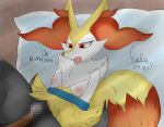  braixen breasts censored female fenefell fur hi_res master nintendo nipples open_mouth pok&eacute;mon pok&eacute;mon_(species) pussy red_eyes video_games 