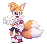  absurd_res bottomwear canid canine clothing fox hi_res male mammal miles_prower minthead_(artist) prower shorts sonic_(series) tails_(disambiguation) 