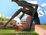  4:3 all_fours anthro big_breasts bodily_fluids bovid breasts caprine convenient_censorship doggystyle duo enderman female female_penetrated first_person_view from_behind_position hi_res jarnqk larger_male male male/female male_penetrating mammal minecraft orgasm penetration sex sheep size_difference smaller_female submissive_female sweat tears text vaginal vaginal_penetration video_games 