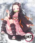  japanese_clothes kamado_nezuko kimetsu_no_yaiba kw00789 skirt_lift 