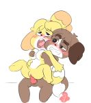  animal_crossing anthro big_breasts blush bodily_fluids breast_grab breasts brother brother_and_sister canid canine canis digby_(animal_crossing) domestic_dog duo female female_penetrated fur hair hand_on_breast incest isabelle_(animal_crossing) male male/female male_penetrating mammal nintendo open_mouth penetration penis pussy saliva sex shih_tzu sibling simple_background sister toy_dog vaginal vaginal_penetration vallycuts video_games yellow_fur 